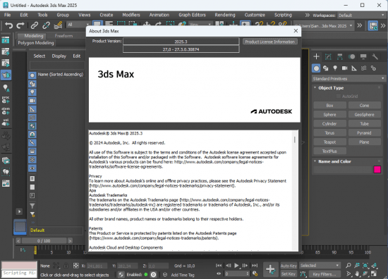 Autodesk 3DS MAX 2025.3 (x64) Multilanguage