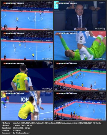 FIFA Futsal World Cup Final 2024 Brazil vs Argentina 1080p WEB H264-NoGRP