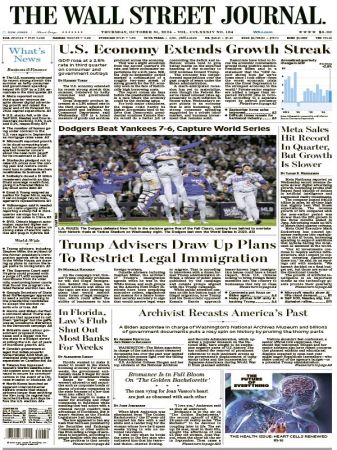 The Wall Street Journal - 31 October 2024
