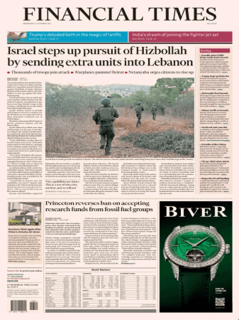 Financial Times USA - 9 October 2024