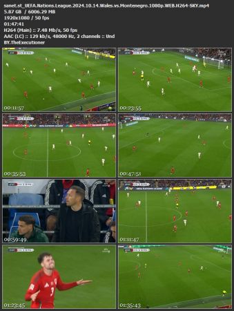 UEFA Nations League 2024 10 14 Wales vs Montenegro 1080p WEB H264-SKY