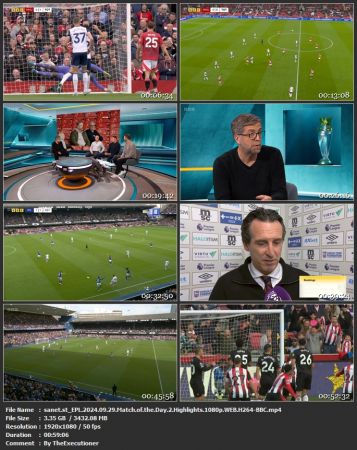 EPL 2024 09 29 Match of the Day 2 Highlights 1080p WEB H264-BBC