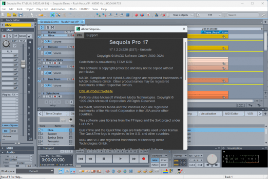 MAGIX Sequoia 17.1.2.24220