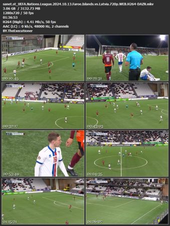 UEFA Nations League 2024 10 13 Faroe Islands vs Latvia 720p WEB H264-DAZN