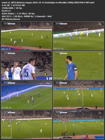 UEFA Nations League 2024 10 14 Azerbaijan vs Slovakia 1080p WEB H264-SKY