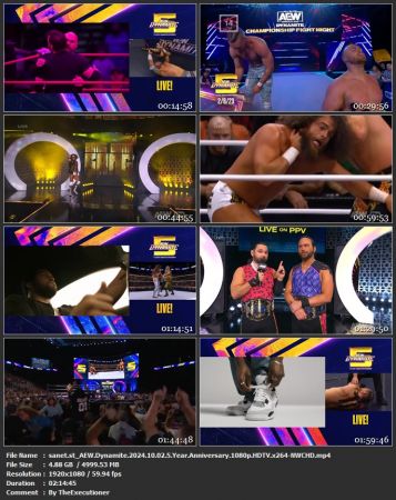 AEW Dynamite 2024 10 02 5 Year Anniversary 1080p HDTV x264-NWCHD