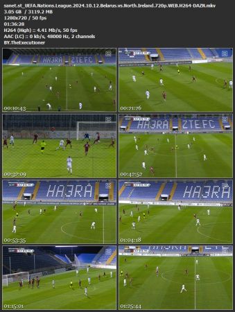 UEFA Nations League 2024 10 12 Belarus vs North Ireland 720p WEB H264-DAZN
