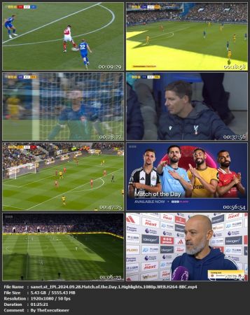 EPL 2024 09 28 Match of the Day 1 Highlights 1080p WEB H264-BBC