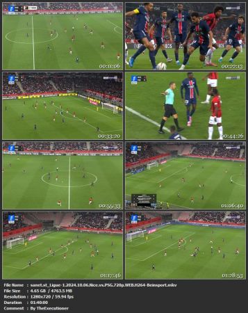 Ligue-1 2024 10 06 Nice vs PSG 720p WEB H264-Beinsport