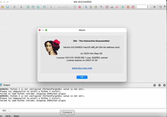 IDA 9.0.240925 Pro macOS