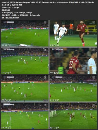 UEFA Nations League 2024 10 13 Armenia vs North Macedonia 720p WEB H264-DAZN
