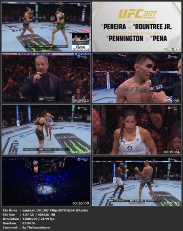 UFC 307 720p HDTV H264-JFF