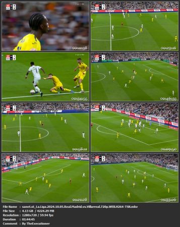 La Liga 2024 10 05 Real Madrid vs Villarreal 720p WEB H264-TSN