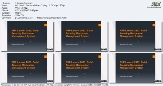 PHP Laravel: Build Amazing Restaurant Management System