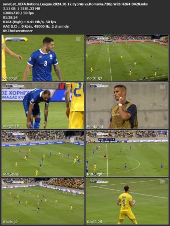 UEFA Nations League 2024 10 12 Cyprus vs Romania 720p WEB H264-DAZN