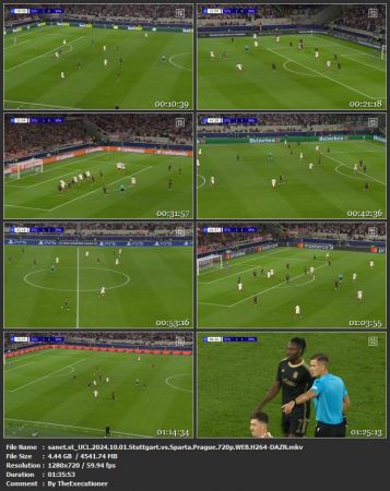 UCL 2024 10 01 Stuttgart vs Sparta Prague 720p WEB H264-DAZN