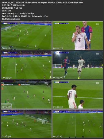 UCL 2024 10 23 Barcelona vs Bayern Munich 1080p WEB H264-Stan