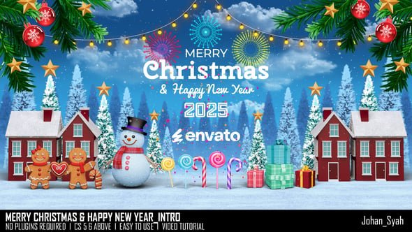 Videohive - Merry Christmas &amp; Happy New Year_Intro - 55331774