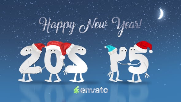 Videohive - New Year Cartoon 2025 | After Effects - 55227061