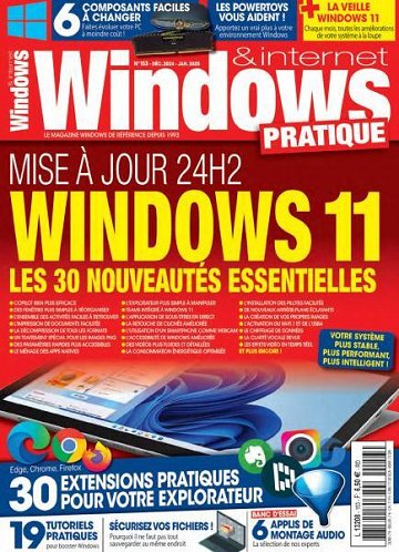 Windows &amp; Internet Pratique N.153 - Decembre 2024 - Janvier 2025