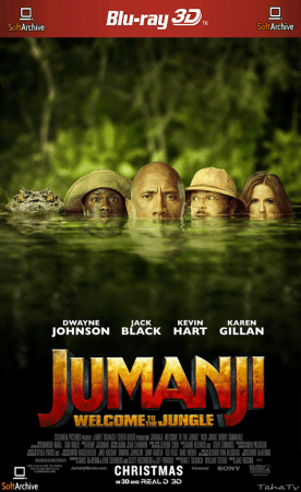 Jumanji Welcome To The Jungle 2017 1080p 3D HSBS BluRay x264-SUP3R