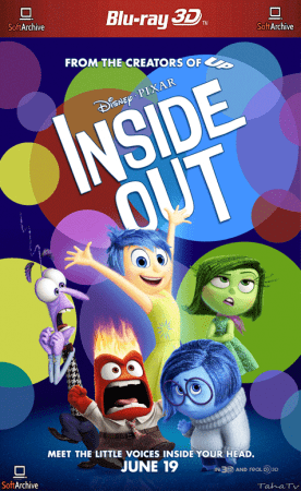 Inside Out 2015 1080p 3D HSBS BluRay x264-SUP3R