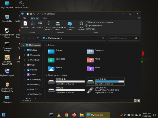 Gandalf’s Windows 11 PE x64 22H2 build 22621.382 Summer 2023 Edition