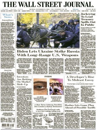 The Wall Street Journal - November 18, 2024