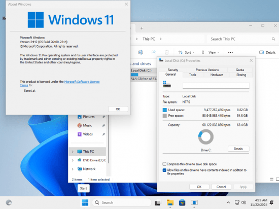 tiny11 Core 24H2 Build 26100.2314