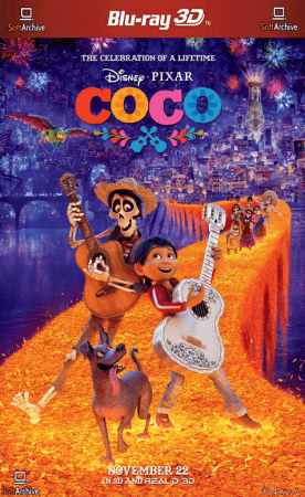 Coco 2017 1080p 3D HSBS BluRay x264-SUP3R