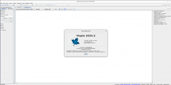 Maplesoft Maple 2024.2 LINUX (x64)