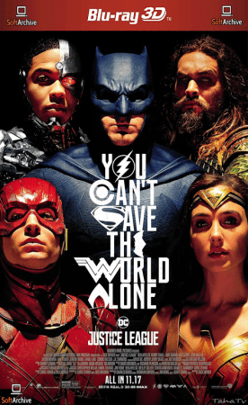 Justice League 2017 1080p 3D HSBS BluRay x264-SUP3R