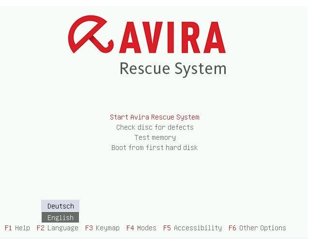 Avira Rescue System 12.2024 Multilingual