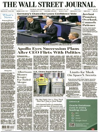The Wall Street Journal - December 17, 2024