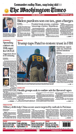 The Washington Times - December 2, 2024