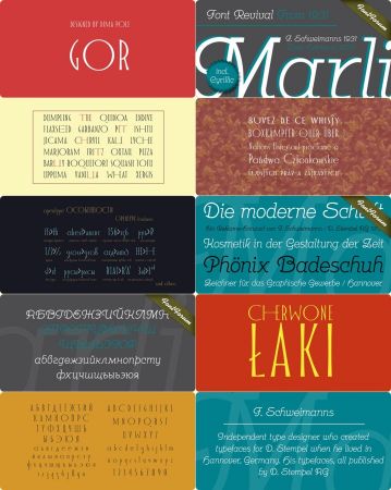 Fonts Family Gor &amp; Marli