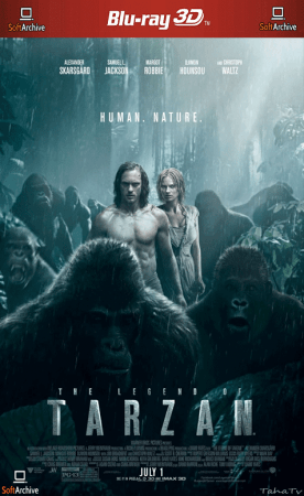 The Legend Of Tarzan 2016 1080p 3D HSBS BluRay x264-SUP3R
