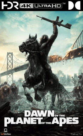 Dawn of the Planet of the Apes 2014 UHD BluRay 2160p DDP 7.1 DV HDR x265-hallowed