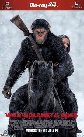War For The Planet Of The Apes 2017 1080p 3D HSBS BluRay x264-SUP3R