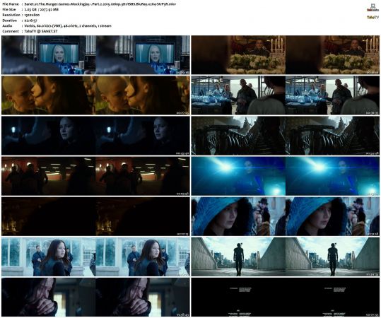 The Hunger Games Mockingjay - Part 2 2015 1080p 3D HSBS BluRay x264-SUP3R