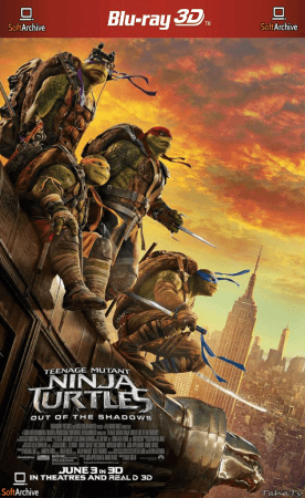 Teenage Mutant Ninja Turtles Out Of The Shadows 2016 1080p 3D HSBS BluRay x264-SUP3R