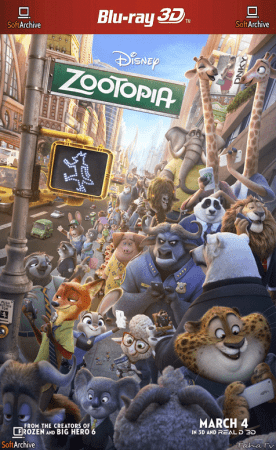 Zootopia 2016 1080p 3D HSBS BluRay x264-SUP3R