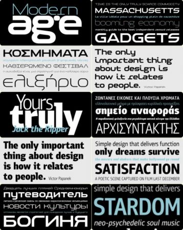 Fonts Baseline Pro &amp; Bulletin Sans Pro
