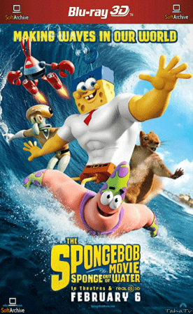 The SpongeBob Movie Sponge Out of Water 2015 1080p 3D HSBS BluRay x264-SUP3R