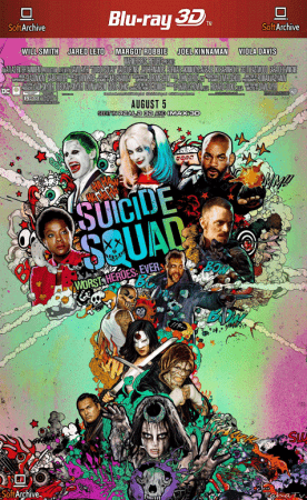 Suicide Squad 2016 1080p 3D HSBS BluRay x264-SUP3R