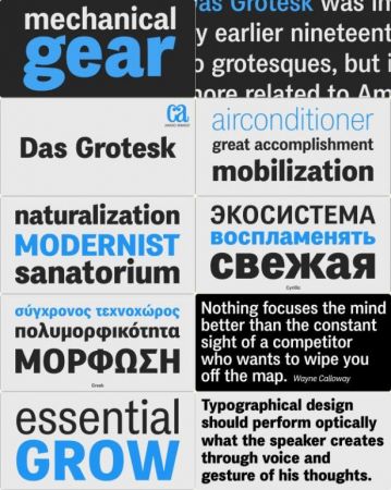 Fonts Family Das Grotesk Pro