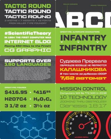 Font Family Tactic Round OTF