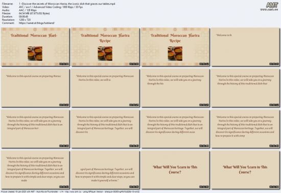 Moroccan Cooking Course: