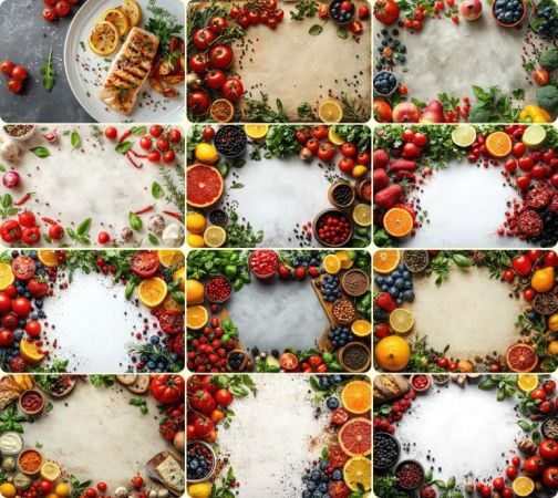 Fruits Food Photography Backround Bundle #04