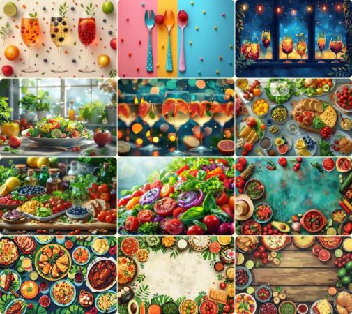 Fruits Food Photography Backround Bundle #06